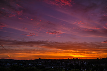 Nature, Sunset, Sky, Clouds, Horizon HD wallpaper
