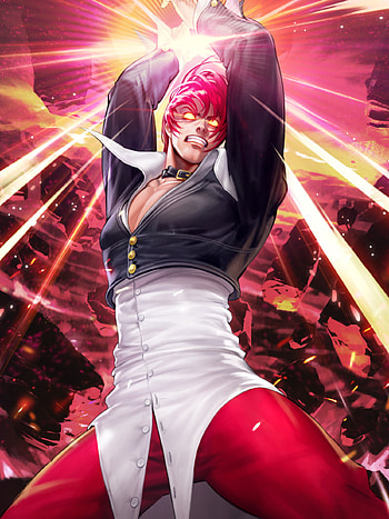Iori Yagami, Gaming character, Anime , Zerochan board HD phone wallpaper