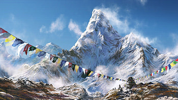 Mount Everest, Nepal HD wallpaper
