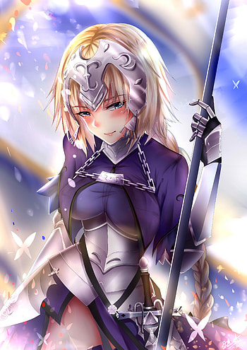 Beautiful, jeanne d'arc, fate/Stay Night HD phone wallpaper