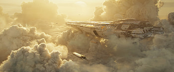 Epic Sci-Fi Spaceship : Voyage Through the Clouds, Sci Fi, spaceship HD wallpaper