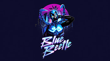 The Adventures Of Blue Beetle , blue-beetle, 2023-movies, movies, superheroes, artwork, illustration, dark HD wallpaper