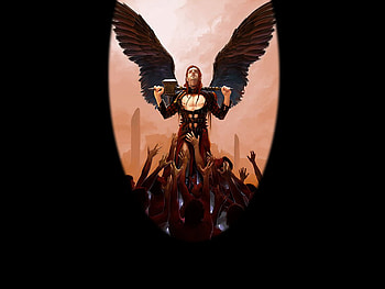 Daniel, wings, angel, fantasy HD wallpaper