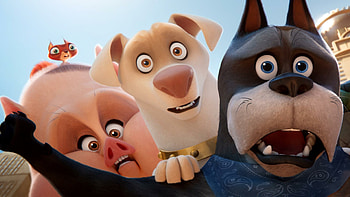 DC League of Super-Pets, Official trailer release, Family-friendly movie, Exciting for kids HD wallpaper