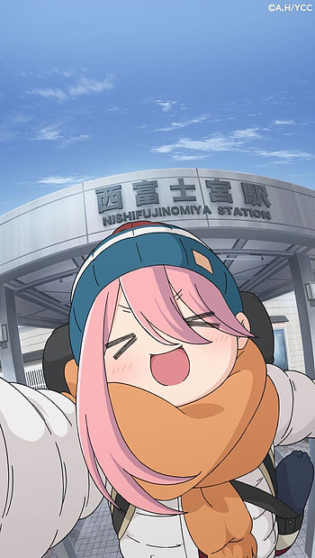 Yuru camp, , anime , cute, anime HD phone wallpaper