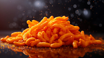 Crispy Cheetos - Fiery Snack Background, Cheetos, snacks, orange (Color), food HD wallpaper