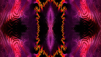 Trippy Psychedelic Fractal, trippy, psychedelic, aesthetic, Abstract, fractal HD wallpaper