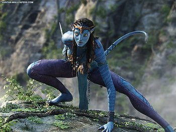 NEYTIRI ( IN AVATAR ), blue, neytiri, 2010, avatar HD wallpaper