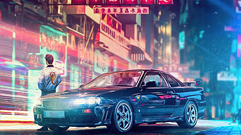 Stuntman Ends In Japan, artist, artwork, digital-art HD wallpaper