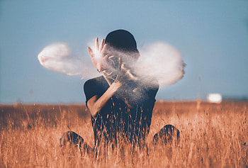 Sand, Miscellanea, Miscellaneous, Blur, Smooth, Hands, Dust, Human, Person HD wallpaper
