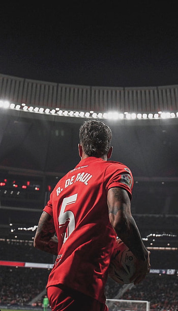 De Paul (Atlético), metropolitano, soccer, argentina, laliga, atleti, football HD phone wallpaper