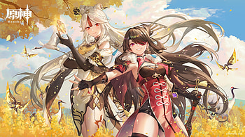 Genshin-Impact, girl, Anime, Genshin, Impact HD wallpaper