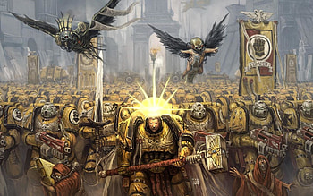 Warhammer 40k Cave HD wallpaper