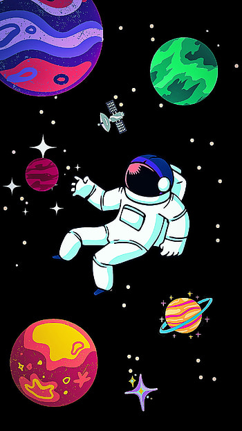 Space, red, _space, art, _planets HD phone wallpaper