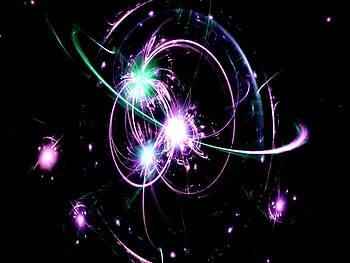 Orb, purple, 3d, space, futuristic HD wallpaper