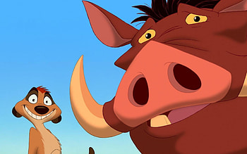 Timon and Pumbaa, TV series, Animation, Mickey Mouse HD wallpaper