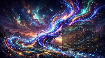 May 2026 Calendar HD wallpaper