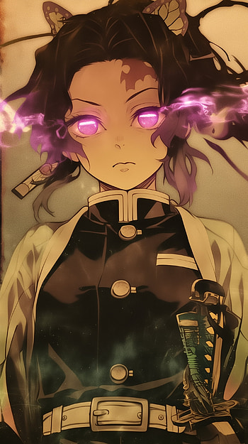 Shinobu Kochou: Enchanting Demon Slayer, Anime, Demon Slayer: Kimetsu no Yaiba, Shinobu Kochou HD phone wallpaper