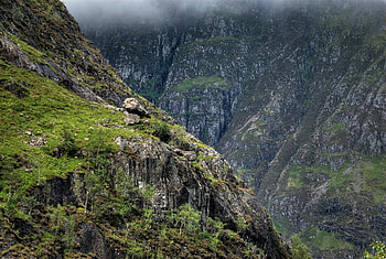 Nature, Mountains, Height, Grey, Scotland HD wallpaper