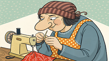 Sewing Joy: A Ultra Celebration, Sewing, Embroidery, crafts, handmade, woman HD wallpaper