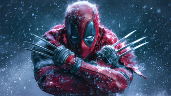 Deadpool With Wolverine Claws Red And Black, deadpool, superheroes, artwork, art, digital-art, ai HD wallpaper