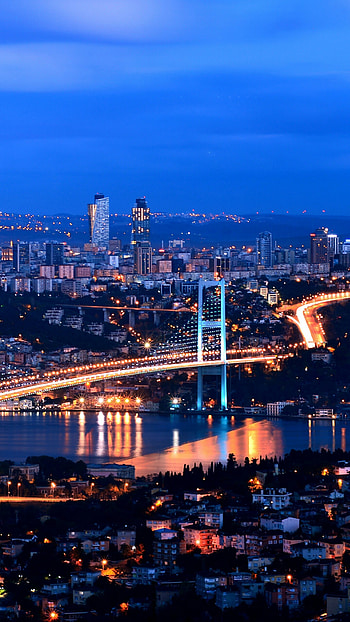 Bosphorus Bridge, Turkey HD phone wallpaper