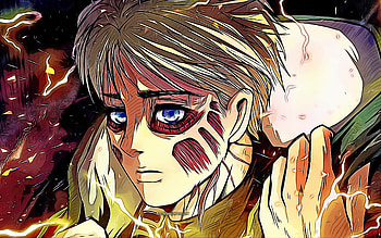 Armin Arlert, portrait, Attack on Titan, vector art, Arumin Arureruto, Shingeki no Kyojin, Attack on Titan characters, manga, Armin Arlert Attack on Titan HD wallpaper