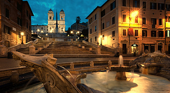 Spanish Steps, Rome, Travels, Hotel Anglo HD wallpaper