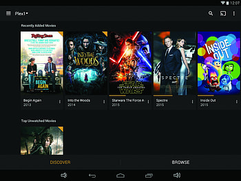 This is the Movies screen. Tap the three dots button to start a video playing or to add it to the playlist. Tap the thumbnail to open up the info page for ... HD wallpaper