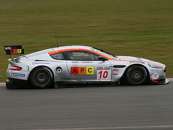 Sports, Auto, Grass, Aston Martin, Cars, Asphalt, Side View, Speed, Style, 2005, Racing Car, Dbr9 HD wallpaper