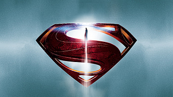 Logo, Man of Steel HD wallpaper