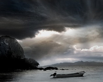 Lonely Motorboat, boat, small boat, motorboat, beach HD wallpaper