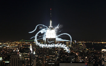 Abstract Empire State Building, abstract, empire state building HD wallpaper