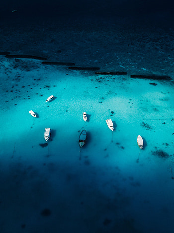 Nature, Yachts, Boats, View From Above, Ocean HD phone wallpaper
