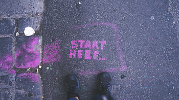 Words, Legs, Asphalt, Inscription, Start HD wallpaper