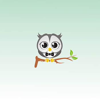 Art, Owl, Vector, Branch, Bow Tie, Butterfly Tie HD phone wallpaper