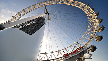 London Eye, Dawn view , Skyline beauty HD wallpaper