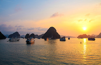 Halong Bay journey, Vietnam experience, Captivating landscapes, Unforgettable memories HD wallpaper