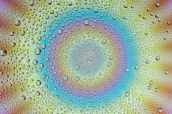 Abstract, Water, Rainbow, Drops, Multicolored, Motley, Gradient HD wallpaper