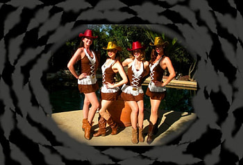 Smoke View Cowgirls, style, fun, leather, famous, cowgirls, fashion, models, boots, western, hats, female HD wallpaper