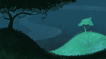 Trees Artwork, trees, artwork, artist, digital-art HD wallpaper