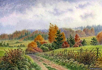 B. sausage. The road. dry land, painting, art, path, b sausage, nature, tree HD wallpaper
