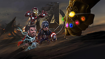 Avengers Endgame Edition, avengers-endgame, avengers-end-game, superheroes, artwork, art, digital-art, thor, iron-man, captain-america, deviantart HD wallpaper