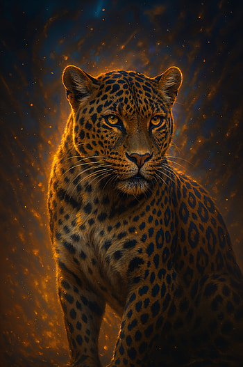 Ember Leopard — Mobile for & Android, leopard, Wildlife, Animal HD phone wallpaper