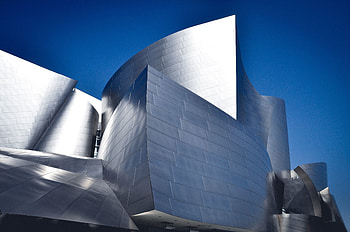 Walt Disney Concert Hall, building HD wallpaper