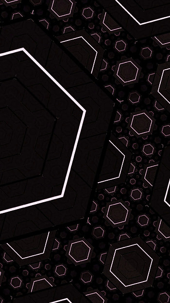 Pink hexagon , Cell , Q, Elegant design HD phone wallpaper