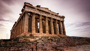 Backlit Parthenon, Athenian perspective, Windows 10 spotlight, Greece graphy HD wallpaper