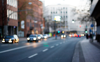 Cities, Cars, Building, Lights, Shine, Light, Road, Movement, Traffic, Life, Headlights, Street, Track, Prague, Route HD wallpaper