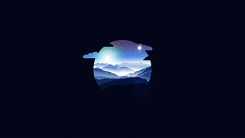 Minimalism Mountians , minimalism, minimalist, mountains, artist, artwork, digital-art HD wallpaper