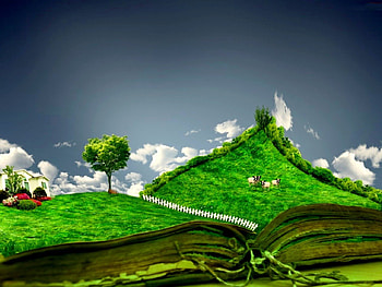 THE BOOK on NATURE, Animals, Meadow, nature, Book HD wallpaper